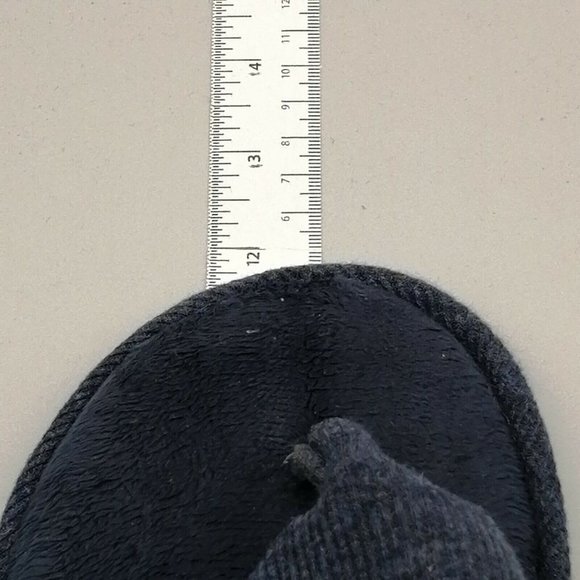 Everfoams Mens Flat Heel Thong Slipper‎ Cushioned Insole Navy Blue Sz M 9-10 - Picture 5 of 9